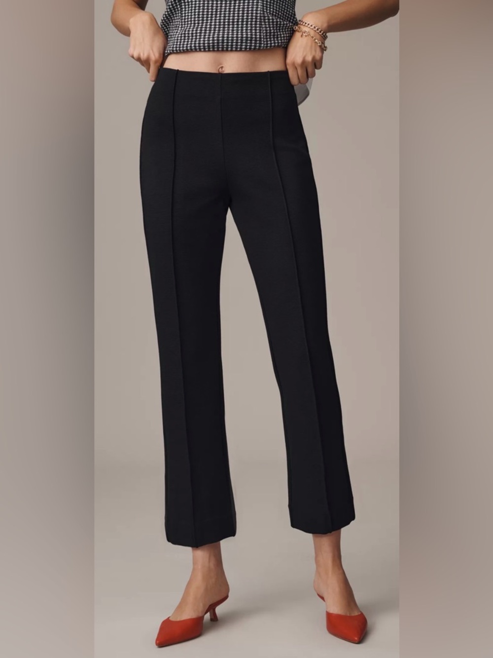 Anthropologie by Maeve Petite The Poppy Kick-Flare Pull-On Pants  Size SP NWT